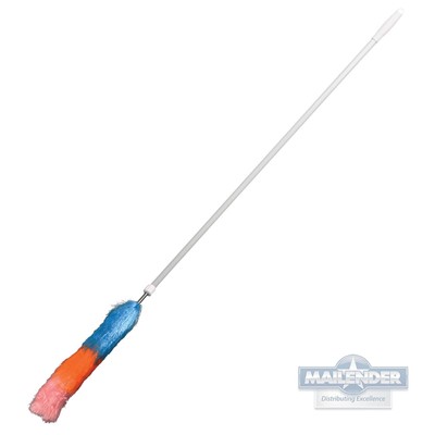IMPACT EXTENDABLE DUSTER 52"-84" WHITE HANDLE
