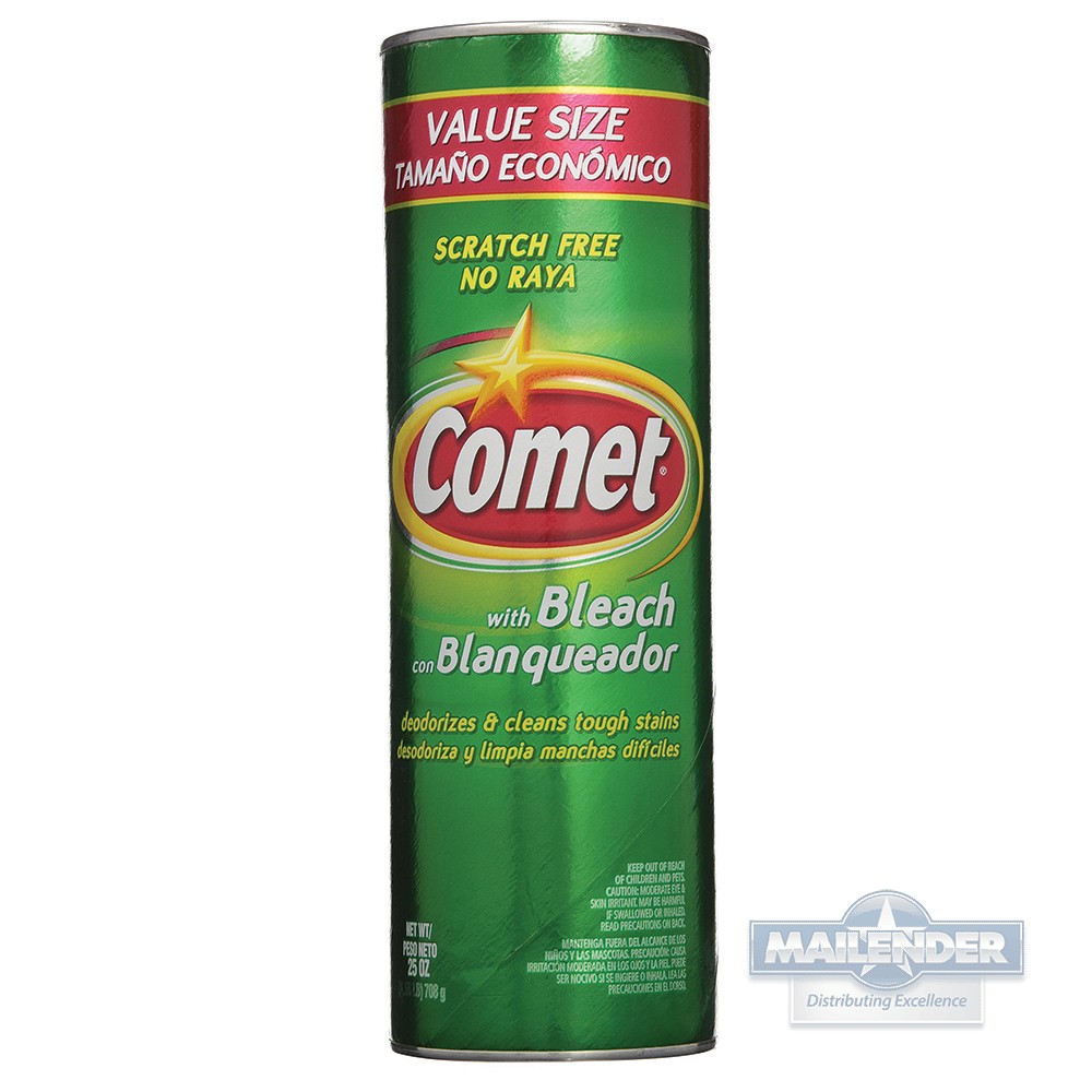 COMET SCOURING POWDER WITH BLEACH 28 OZ  2/CA