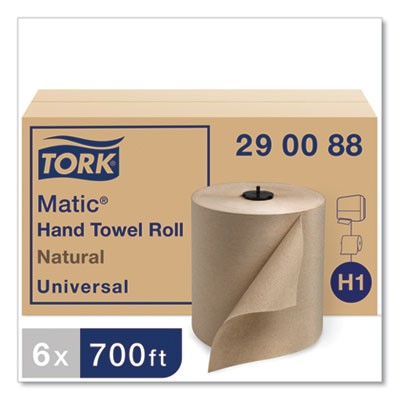 TORK 8" BROWN ROLL TOWEL "UNIVERSAL MATIC" CONTROLLED 700