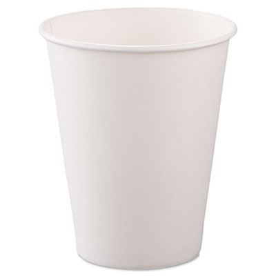 8 OZ SINGLE POLY PAPER HOT CUP WHITE