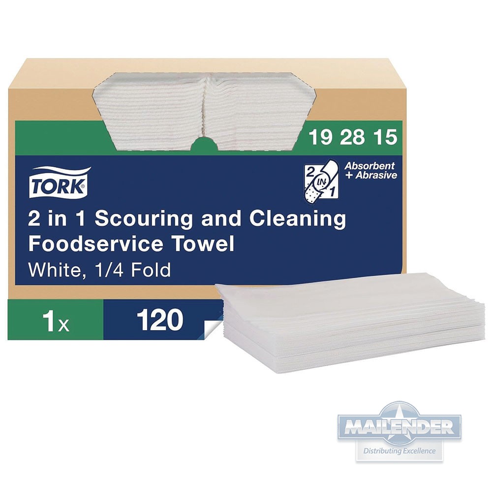 TORK 2 IN 1 SCOURING & CLEANING FOODSERVICE TOWEL 120/CA