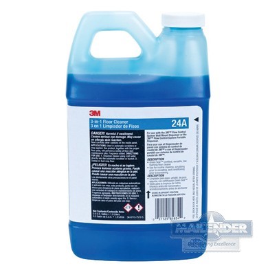 3M 3-IN-1 FLOOR CLEANER FLOW CONTROL CONCENTRATE .5GAL