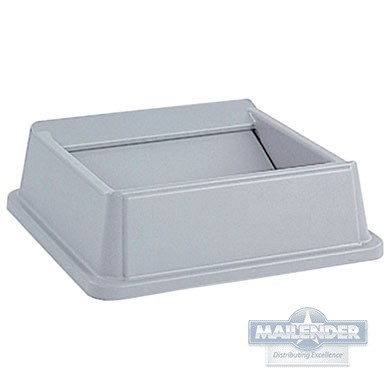 UNTOUCHABLE SQUARE SWING LID FOR 3958,3959 GRAY