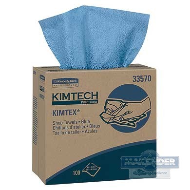 KIMTECH PREP KIMTEX WIPER IN A POP-UP BOX BLUE