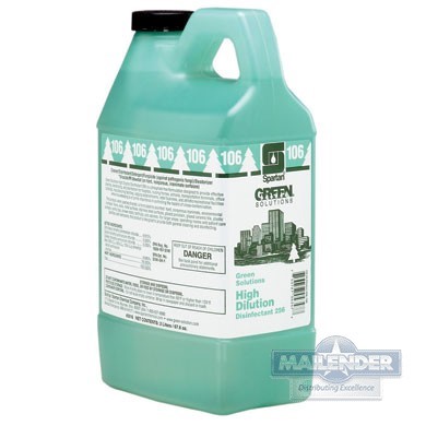 GREEN SOLUTIONS HIGH DILU DISINFECTANT 256 #106 (2L)