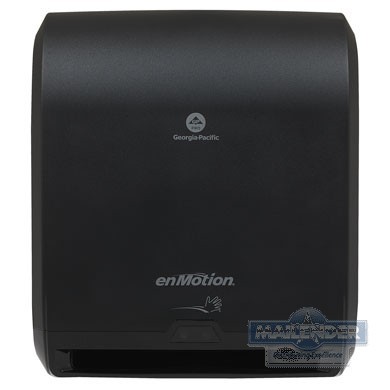 ENMOTION BLACK 10" AUTOMATED TOUCHLESS ROLL PAPER TOWEL DISPENSER