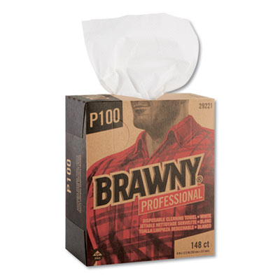 BRAWNY PROFESSIONAL P100 DISPOSABLE CLEANING WIPER
