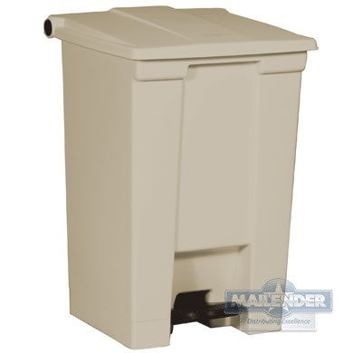 STEP-ON CONTAINER 12GAL SAN WASTE MGMT BEIGE
