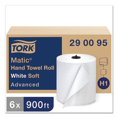 TORK 8" ADVANCED SOFT MATIC HAND TOWEL ROLL 1-PLY 900