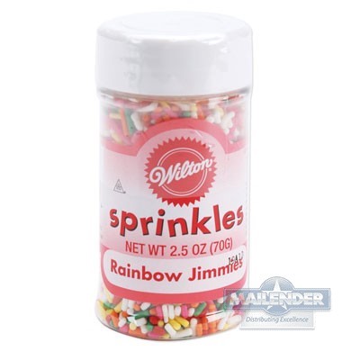 RAINBOW SPRINKLES (JIMMIES) RETAIL PACK
