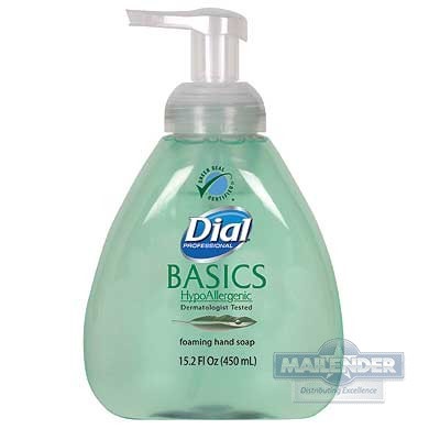 DIAL BASICS FOAMING HAND SOAP 15.2 OZ PUMP