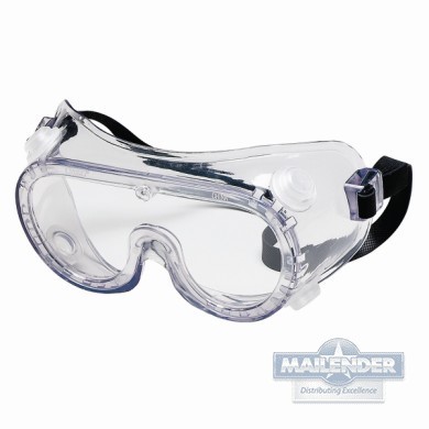 CHEMICAL SAFETY GOGGLES CLEAR LENS ECONOMY