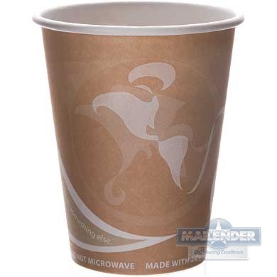 8 OZ EVOLUTION WORLD 24% RECYCLED PAPER HOT CUP