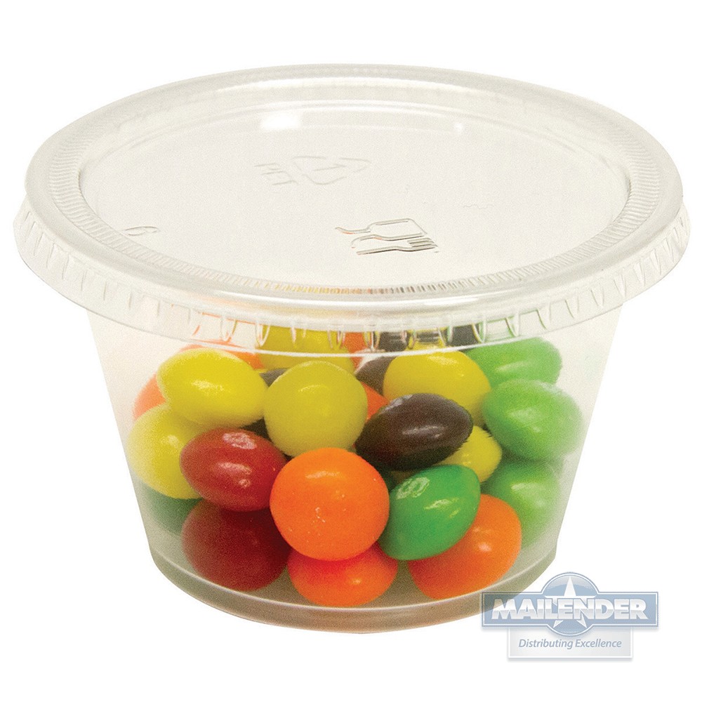 CLEAR PLASTIC LID FOR 1.5 & 2 OZ PORTION CUP 2500/CA