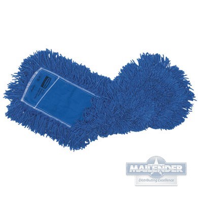 TWISTED DUST MOP LOOP BLEND SYNTHETIC 5"X36" BLUE