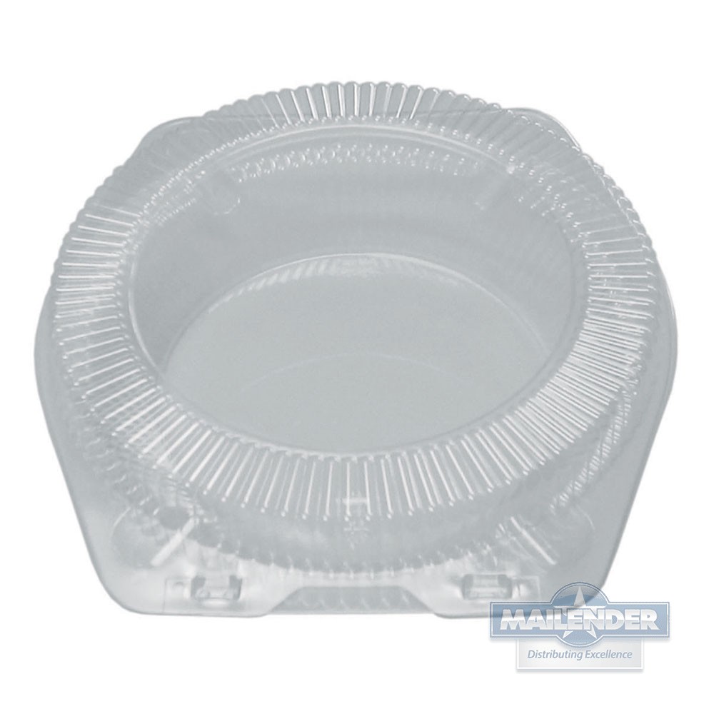 9" SHALLOW HINGED PIE CONTAINER 100/CA