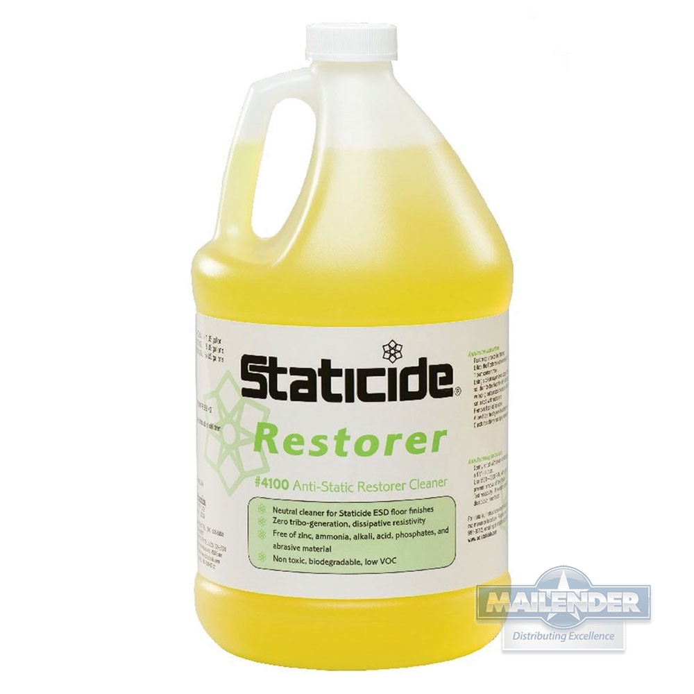 ACL STATCIDE 4100-1 RESTORER/ CLEANER FOR DISSIPATIVE FLOOR FINISH